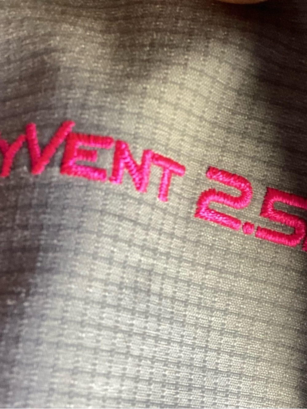 The North Face Women's Light Gray Waterproof Hooded Jacket with Pink Accents - Picture 9 of 11